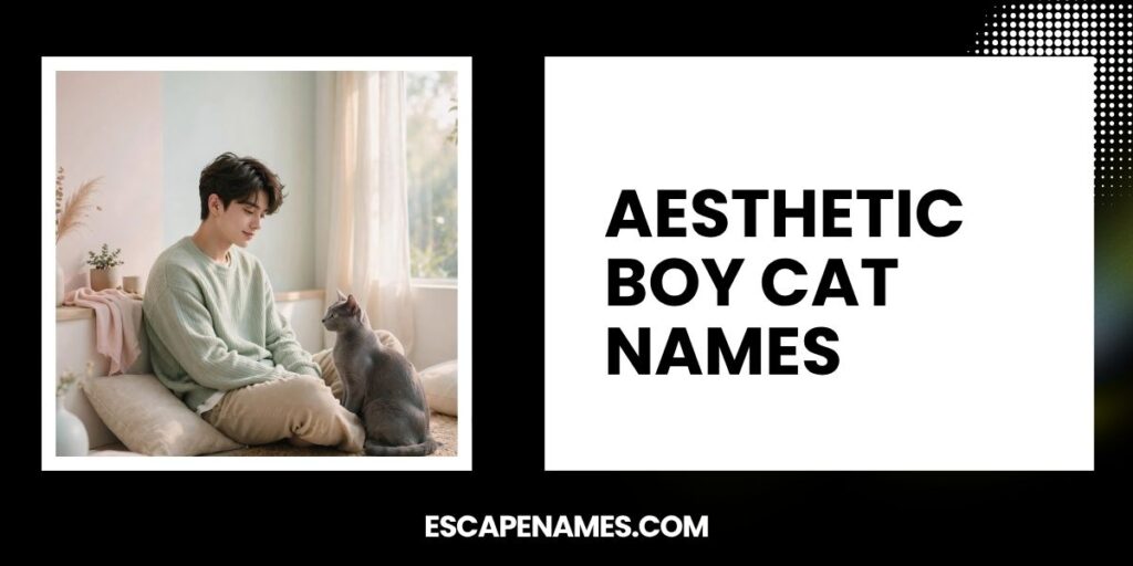 Aesthetic Boy Cat Names