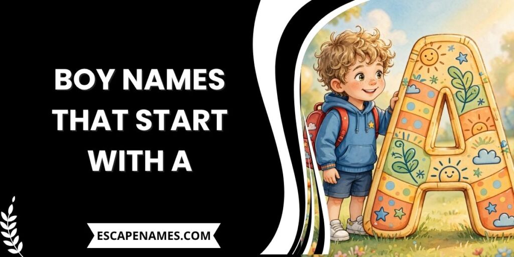 Boy Names That Start With A