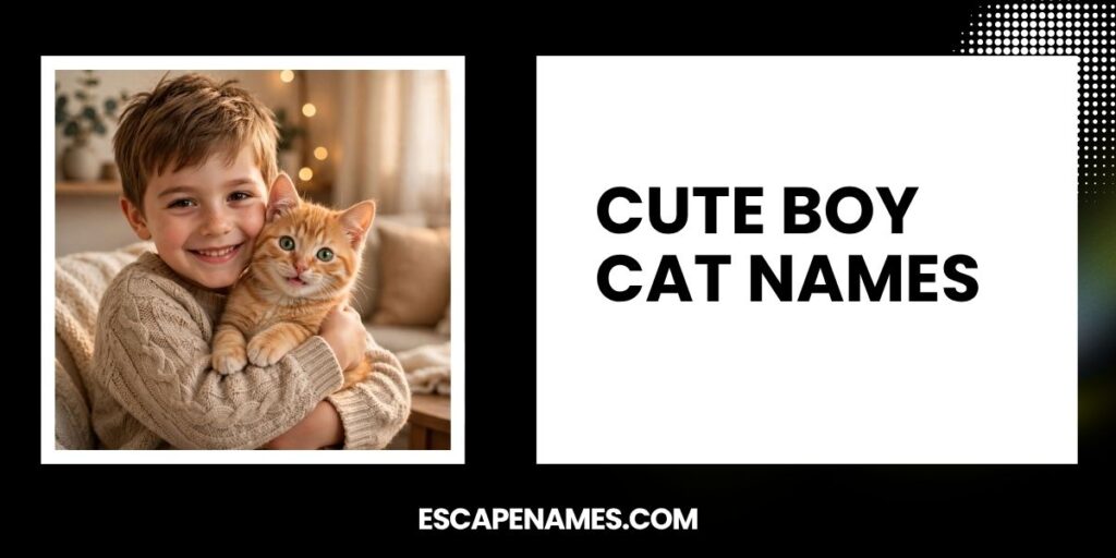 Cute Boy Cat Names