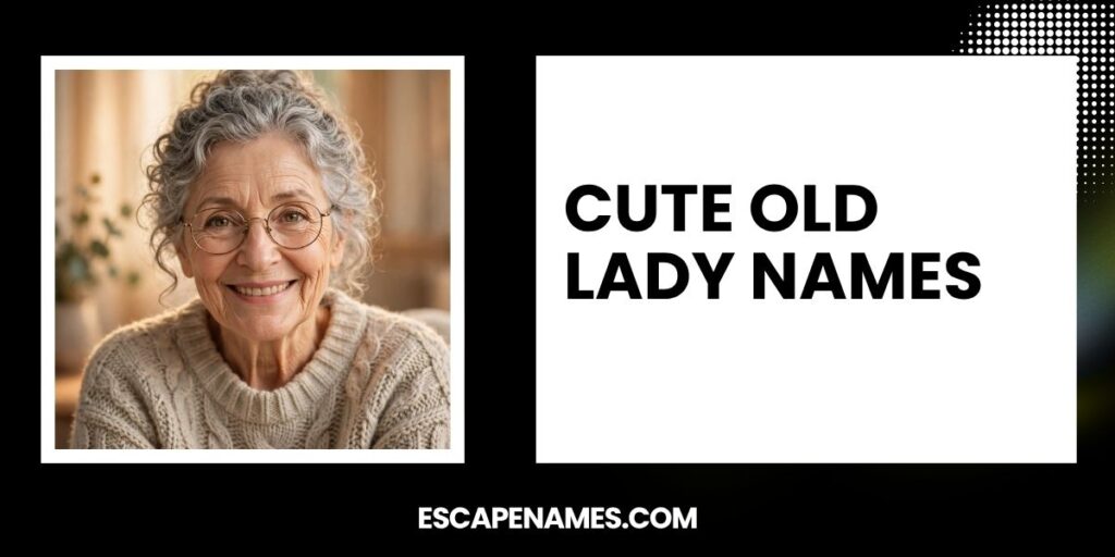 Cute Old Lady Names