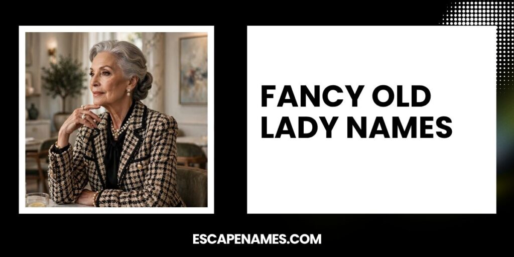 Fancy Old Lady Names