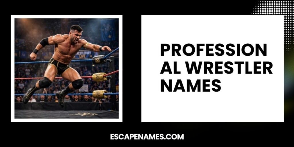 Professional Wrestler Names