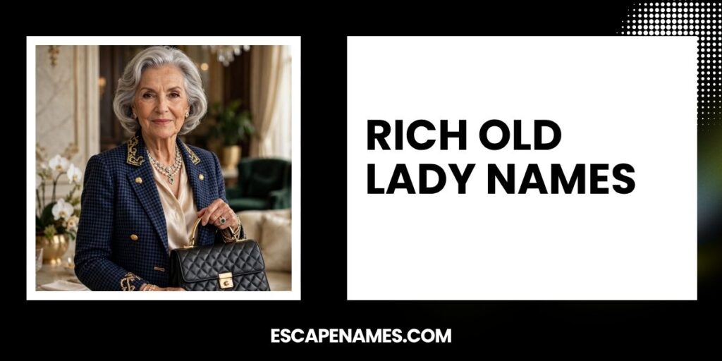 Rich Old Lady Names
