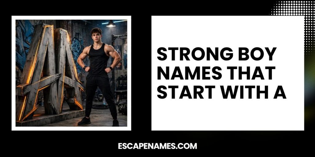 Strong Boy Names That Start With A