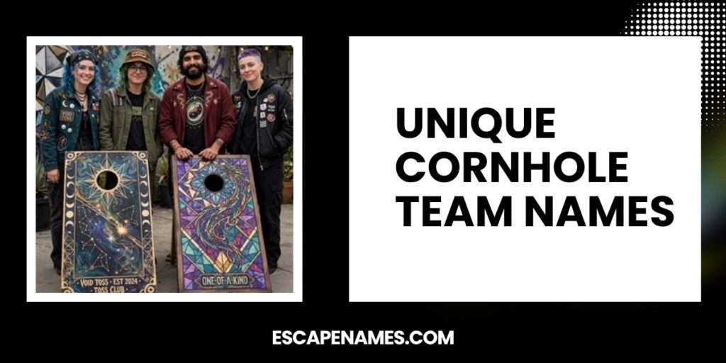 Unique Cornhole Team Names