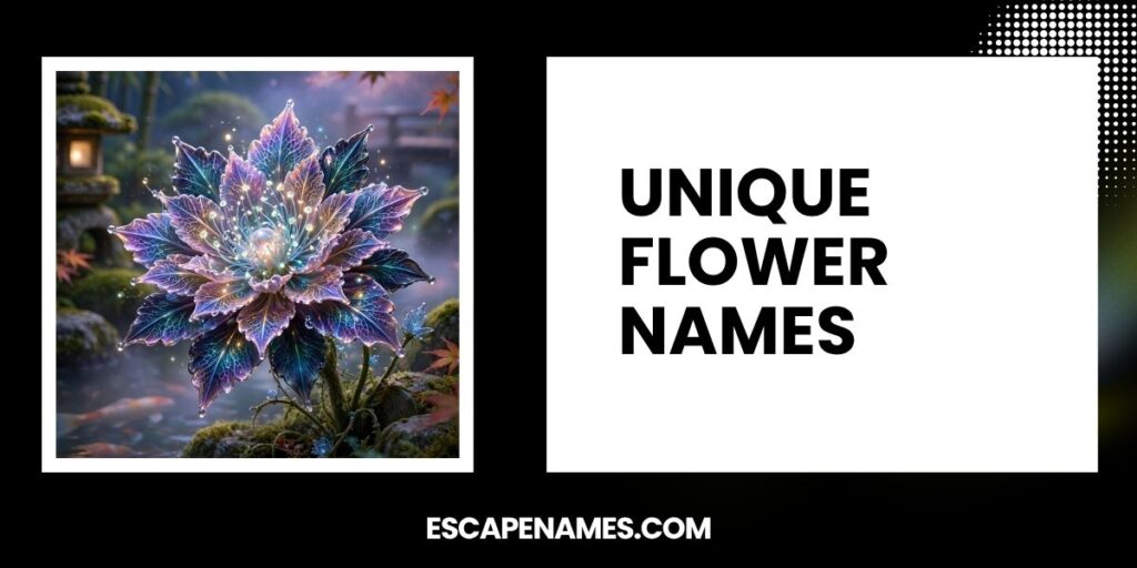 Unique Flower Names