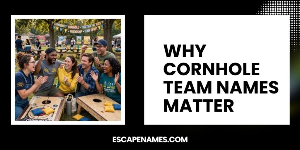 Why Cornhole Team Names Matter
