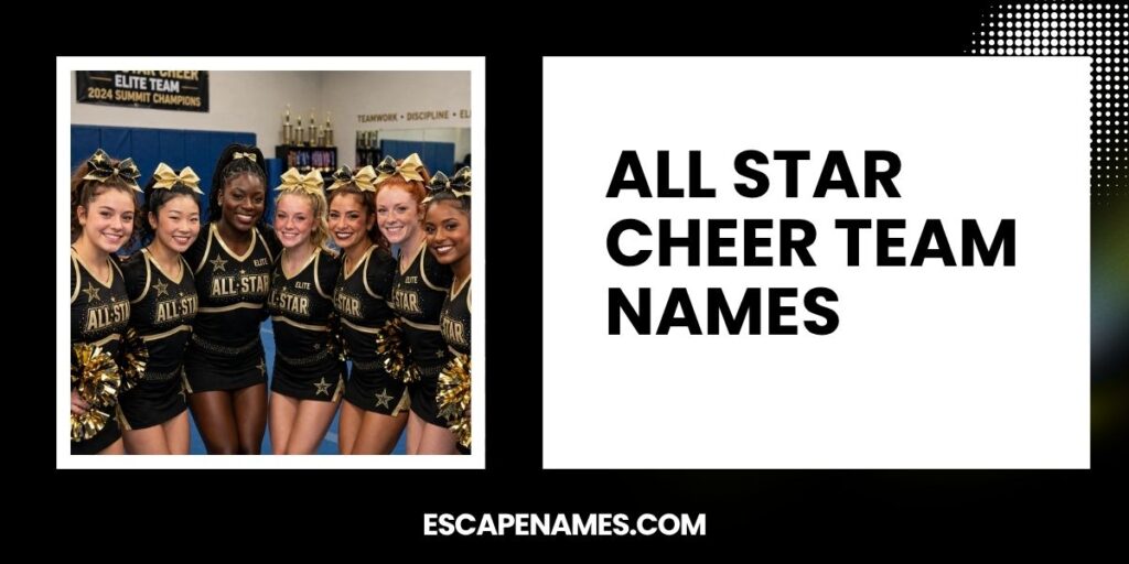 All Star Cheer Team Names