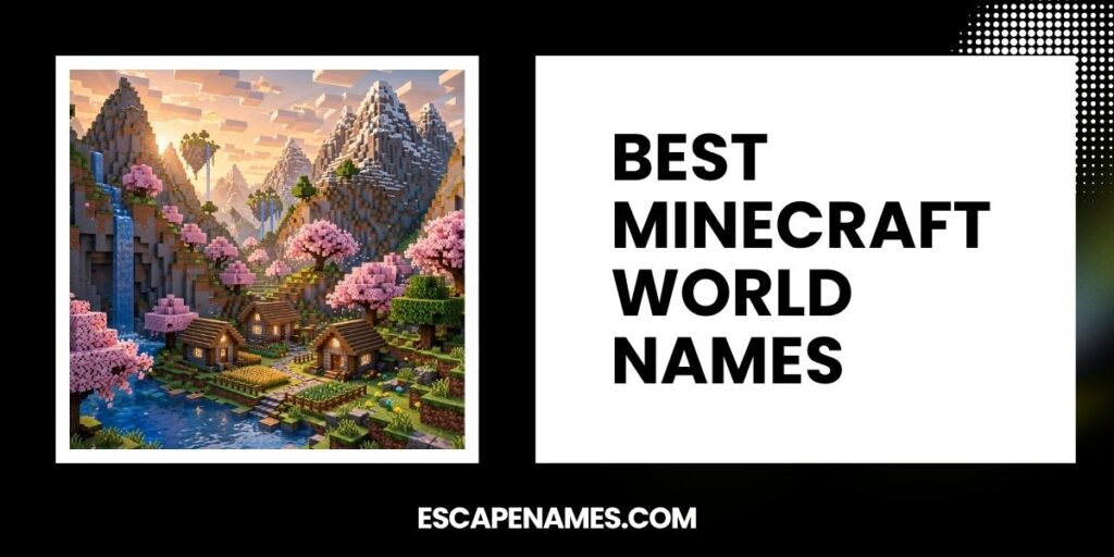 Best Minecraft World Names