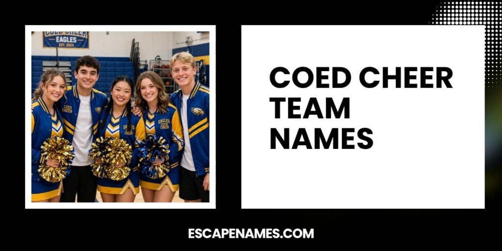 Coed Cheer Team Names
