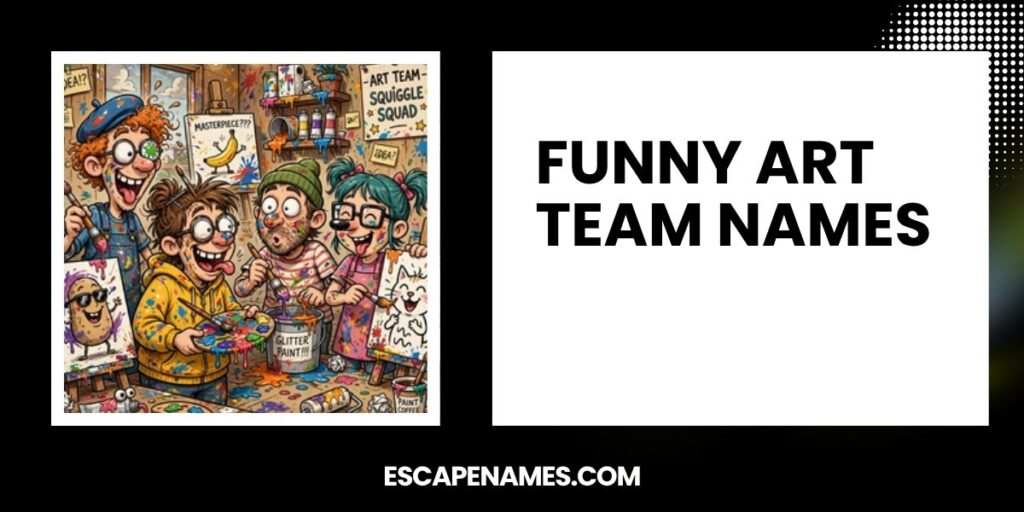 Funny Art Team Names