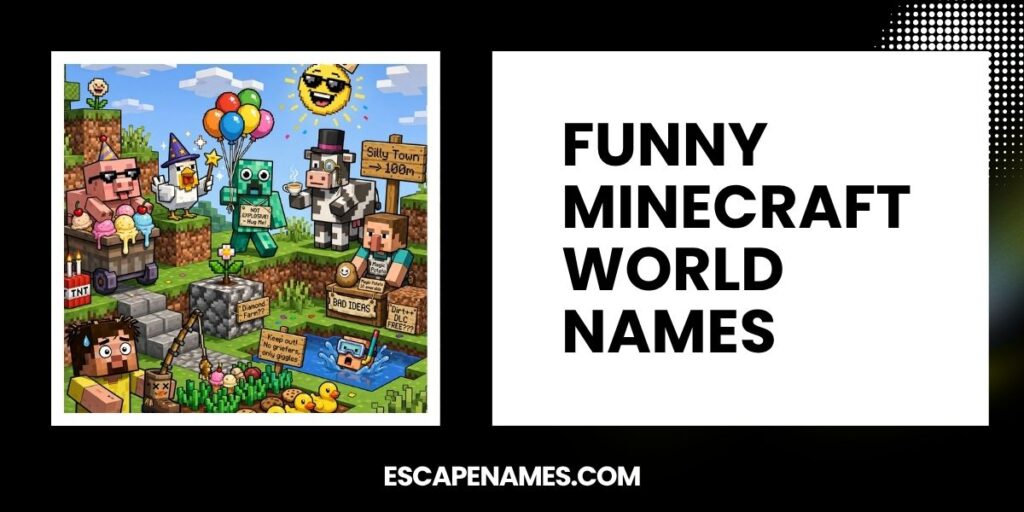 Funny Minecraft World Names