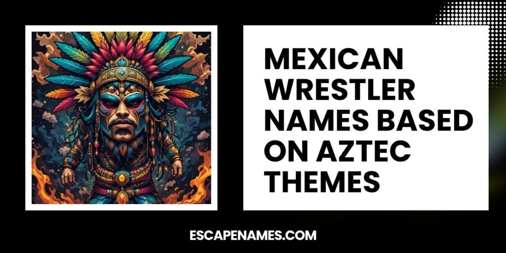 Mexican Wrestler Names Based On Aztec Themes
