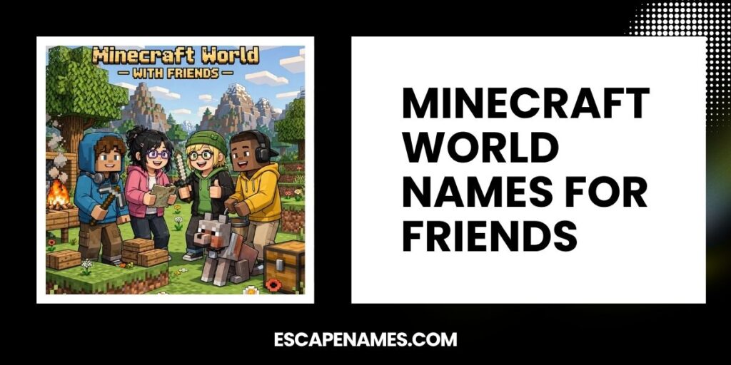 Minecraft World Names For Friends