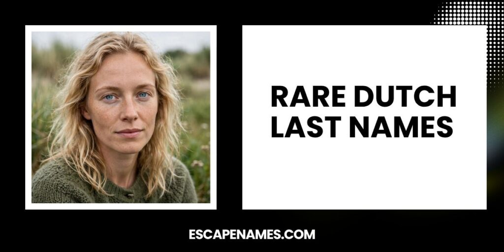 Rare Dutch Last Names