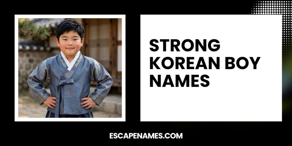 Strong Korean Boy Names