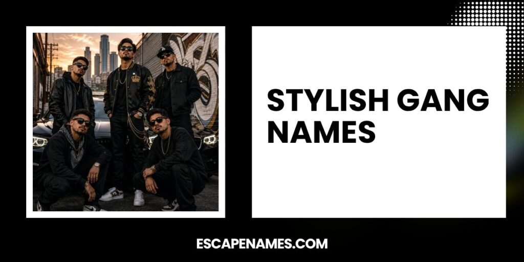 Stylish Gang Names