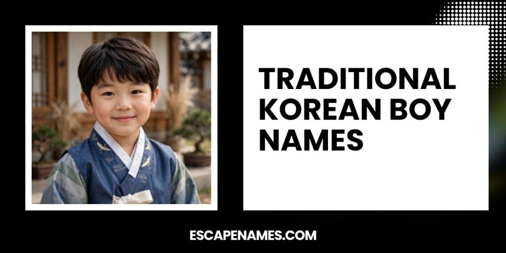Traditional Korean Boy Names