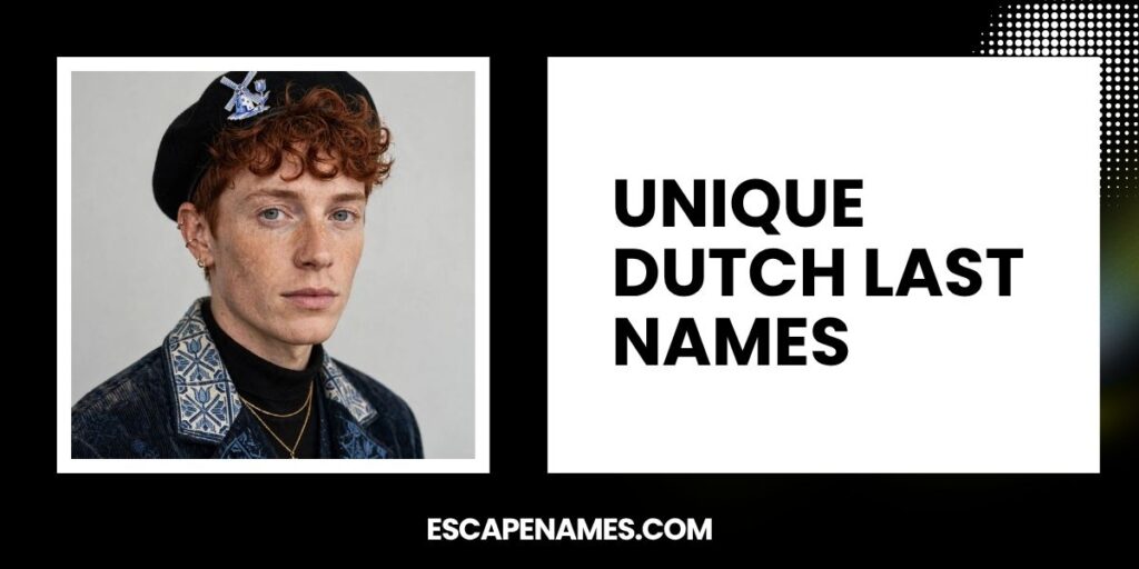 Unique Dutch Last Names