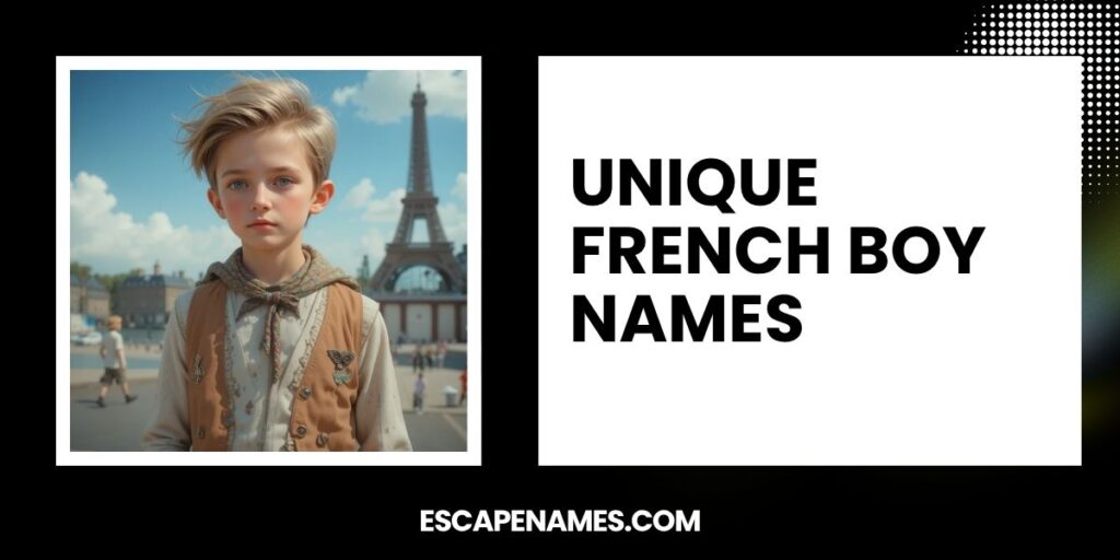 Unique French Boy Names
