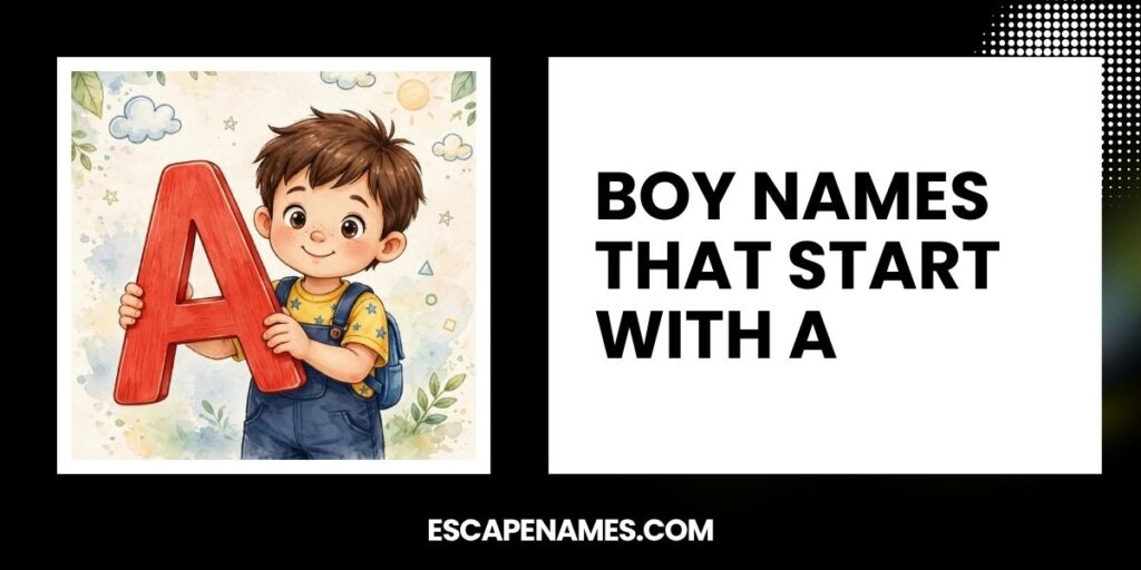Boy Names That Start With A 