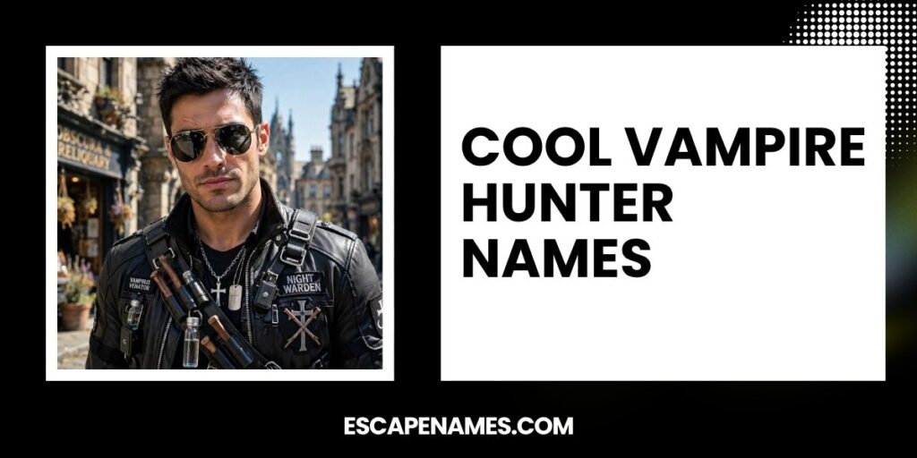 Cool Vampire Hunter Names