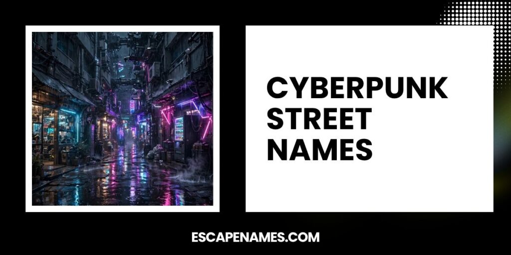 Cyberpunk Street Names