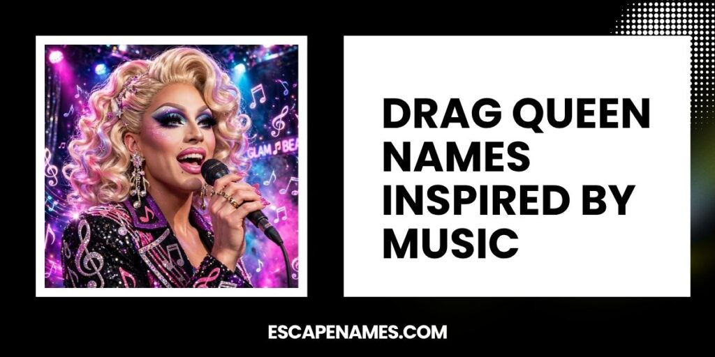 Drag Queen Names Inspired By Music