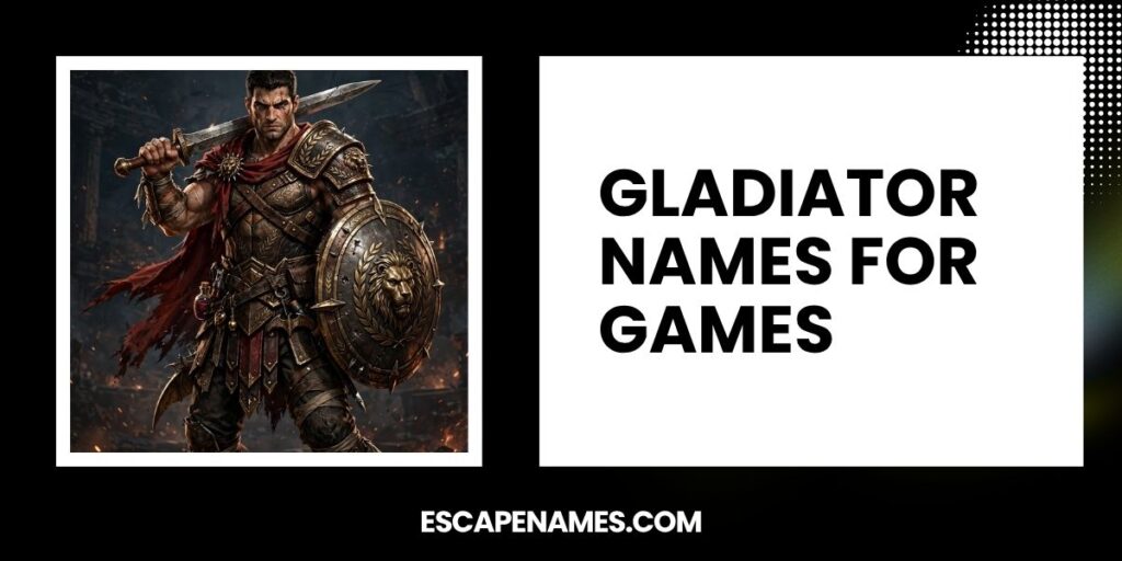 Gladiator Names For Games