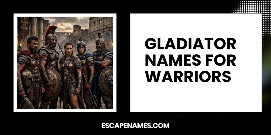 Gladiator Names For Warriors