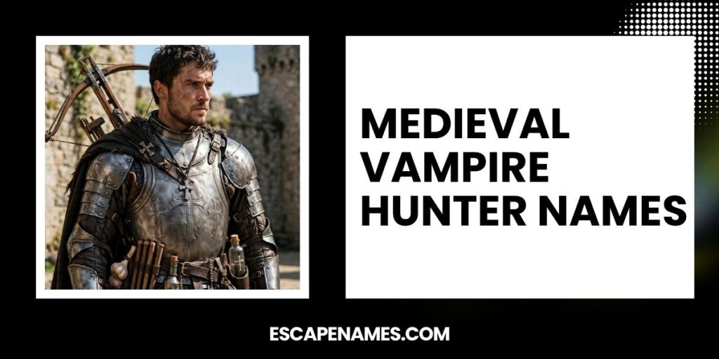 Medieval Vampire Hunter Names