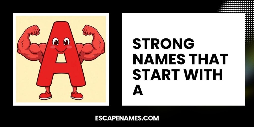 Strong Names That Start With A