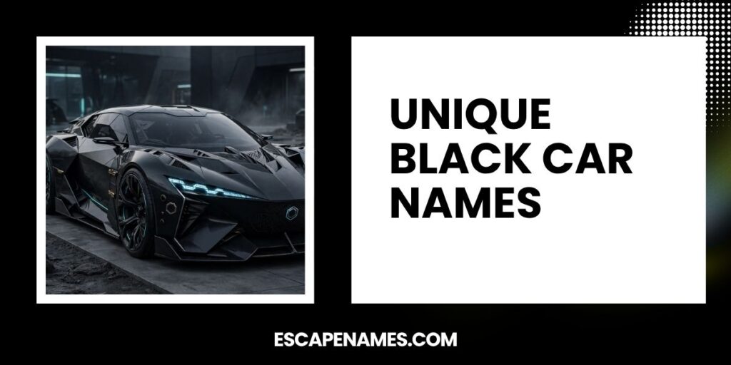 Unique Black Car Names