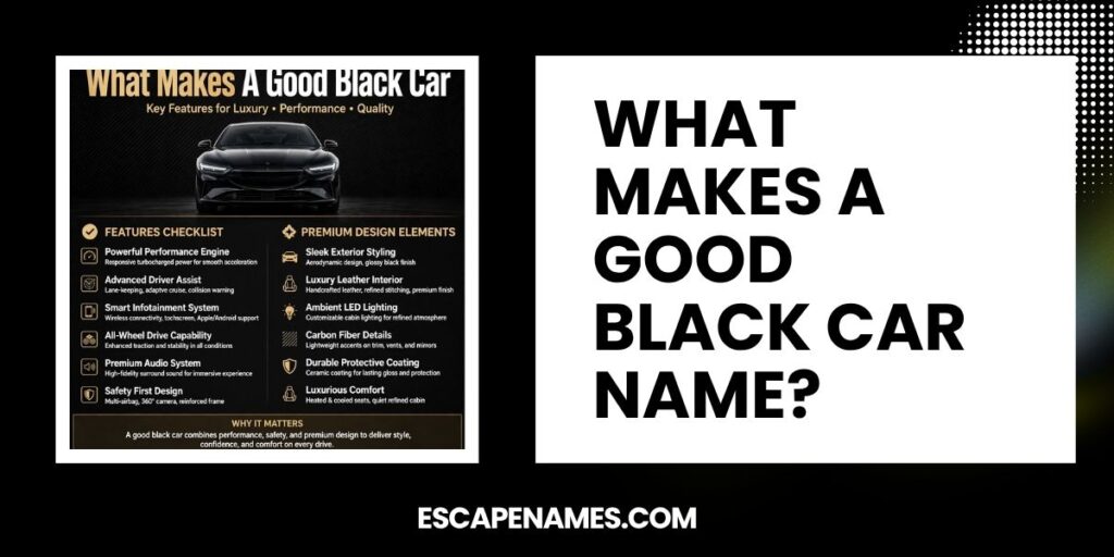 What Makes A Good Black Car Name