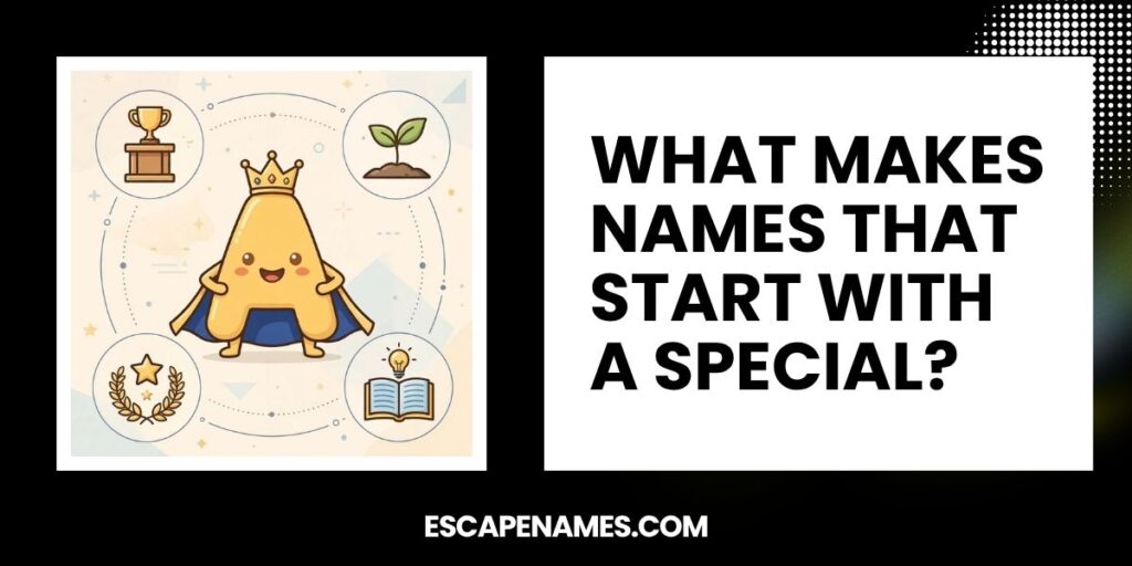 What Makes Names That Start With A Special