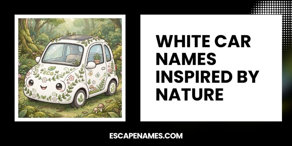 White Car Names Inspired By Nature