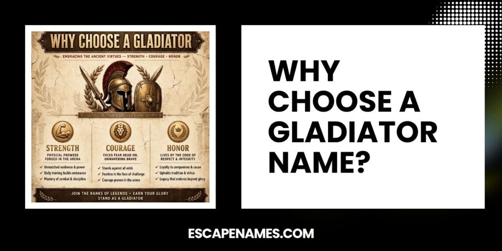 Why Choose A Gladiator Name