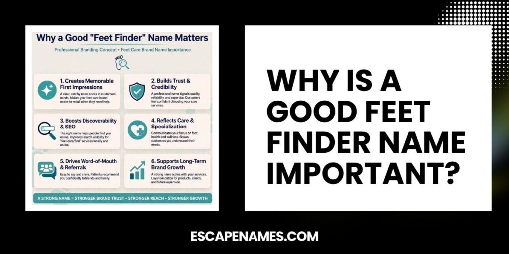 Why Is A Good Feet Finder Name Important