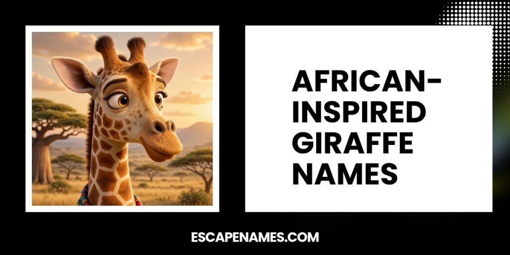 African-Inspired Giraffe Names