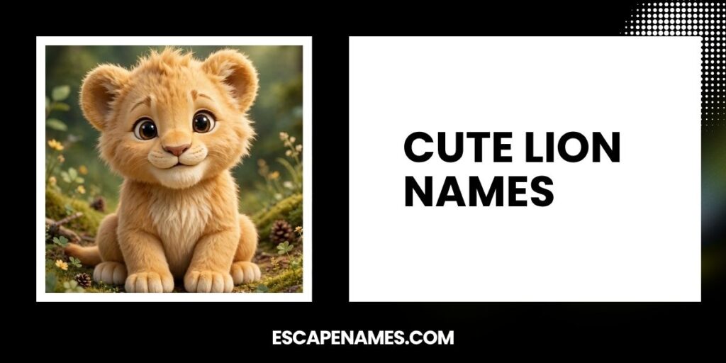 Cute Lion Names
