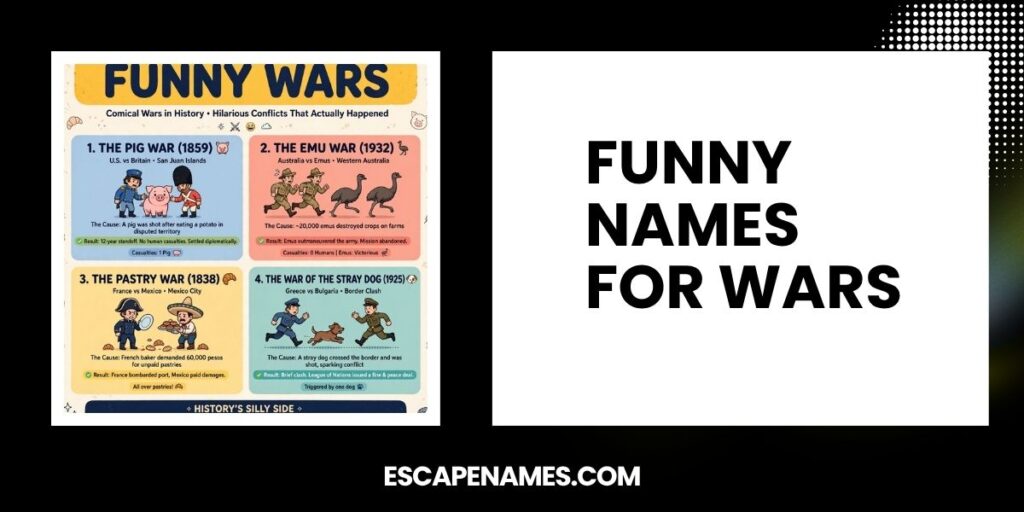 Funny Names For Wars