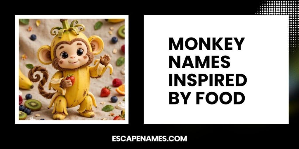 Monkey Names Inspired By Food