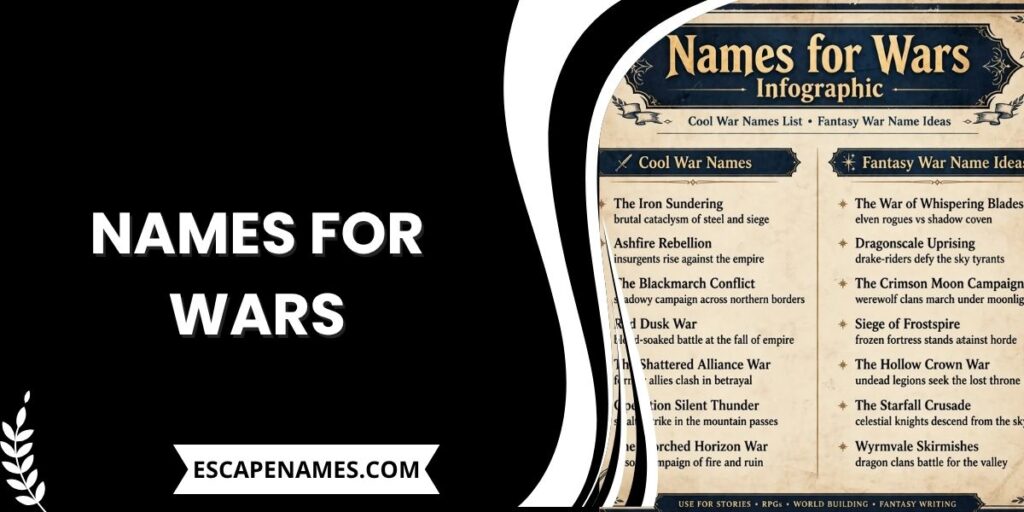 Names For Wars