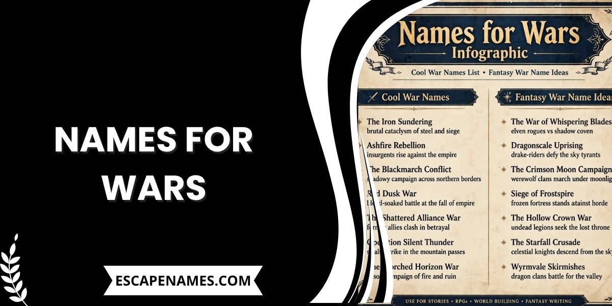 Names For Wars