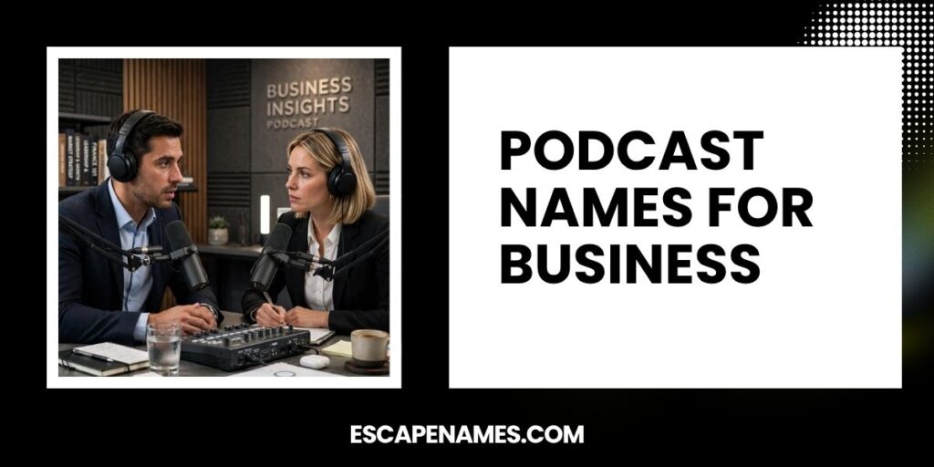 Podcast Names For Business