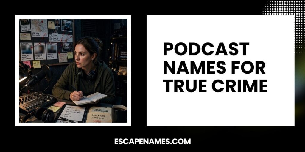 Podcast Names For True Crime