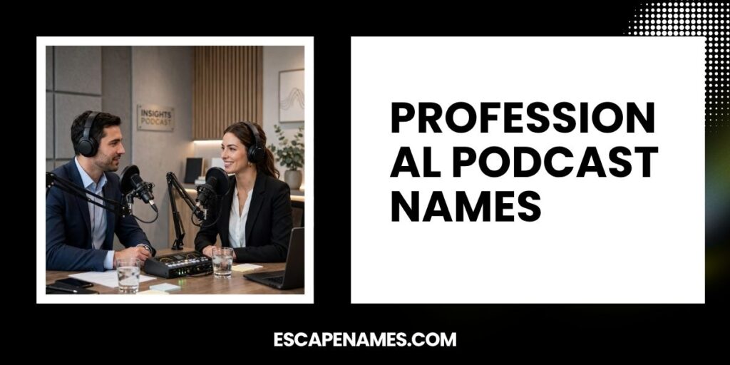 Professional Podcast Names