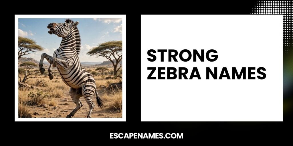 Strong Zebra Names