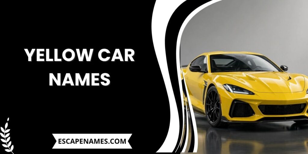 Yellow Car Names